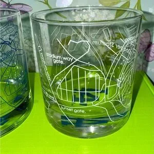 Uncommon Goods Dodger Stadium Map Glasses